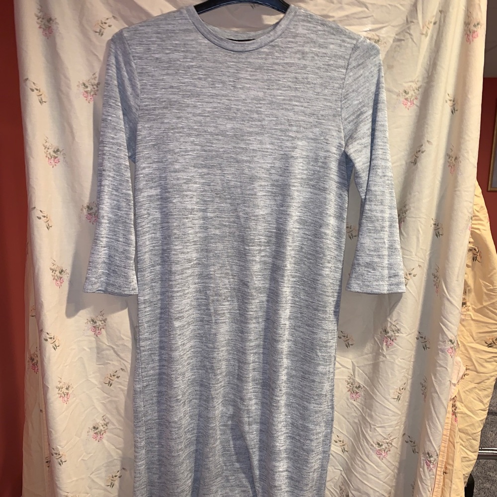 Long grey tunic shirt